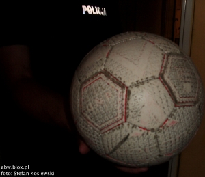 Piłka w rękach Policji